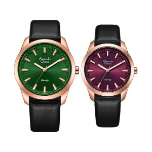 Alexandre Christie AC 8664 Rosegold Green Purple Eternity MHLRGDR